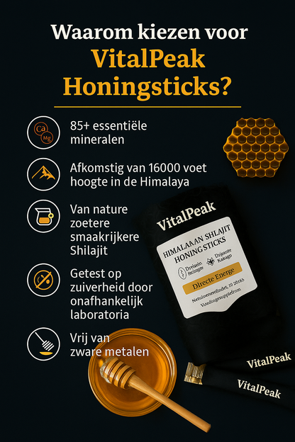 VitalPeak™ - Himalayan Energie Honingsticks.