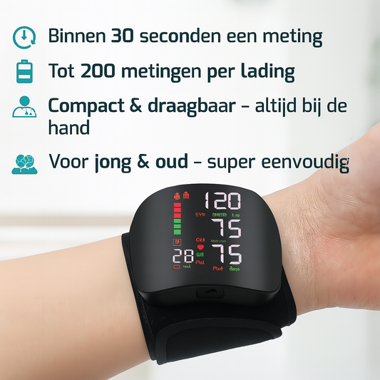 PulseSmart Pro - Slimme Pols Bloeddrukmeter