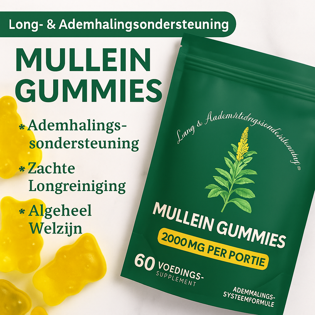 Mullein Gummies – Adem weer vrij, zelfs als je longen het zwaar hebben gehad