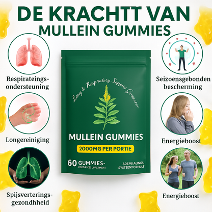 Mullein Gummies – Adem weer vrij, zelfs als je longen het zwaar hebben gehad