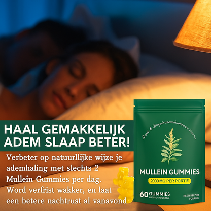 Mullein Gummies – Adem weer vrij, zelfs als je longen het zwaar hebben gehad