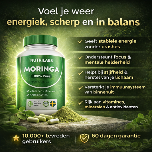 Nutrilabs Moringa Superblad Voor Vitaliteit